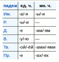 Склонение существительных, спряжение глаголов в русском языке. Sklonenie-sushhestvitelnyh-1